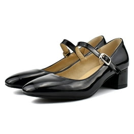 Demonia DOLLY 50 5 Chunky Heel Mary Jane P F Pump B. Pink Pat 7 Walmart
