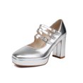 thumbnail image 1 of YOWMNS Women's Platform Mary Jane Pumps - Stylish and Comfortable High Heel Shoes, 1 of 5
