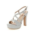 thumbnail image 1 of YOWMNS Women's Summer Chic Cross-Strap Sandals, Comfortable Slip-On Style, 1 of 5