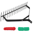 thumbnail image 1 of YOWPSY 32" Aquatic Weed Rake, 6.3" Steel Rod Lake Weed Cutter, Lake Weed Rake for Pond Beach Landscaping, 30ft Thicker Rope and The Net., 1 of 8