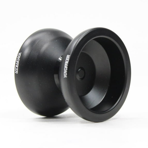 YOYOFFICER Delusion Yo-Yo - Mono-Metal Aluminum YoYo (Black)