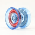 thumbnail image 1 of YOYOFORMULA D6 Yo-Yo - Polycarbonate Responsive YoYo (Translucent Blue with Red Cap), 1 of 3