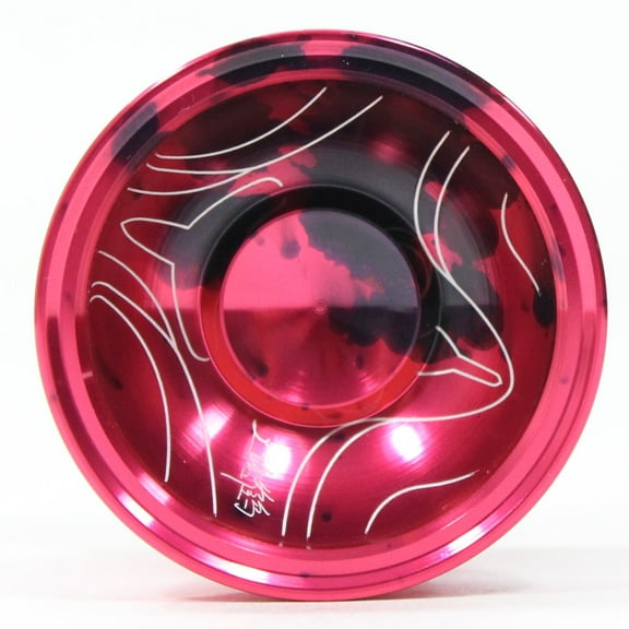 YOYOFORMULA J2 Yo-Yo - Mono-Metal Wide YoYo with Bi-Metal Look (Pink)