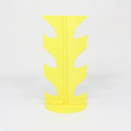 YOYOFORMULA Yo-Yo Display Stand - Holds 1 Yoyo or Holds up to 6 Yoyos - Sold Individually (Yellow, Holds 6)
