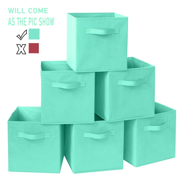 YOYTOO 11" Collapsible Cube Storage Bins, Fabric Storage Cubes