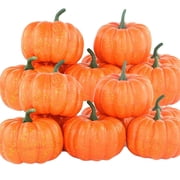 Mini Faux Pumpkins (12 Pack)