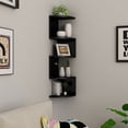 thumbnail image 1 of YOYTOO Corner Shelf Wall Mount, 5 Tier Floating Corner Storage Bookshelves for Living Room Bedroom, Black, 1 of 6