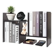 YOYTOO Desk Shelf Organizer, Desktop Organizers Storage Shelves Tabletop Bookshelf for Home Office