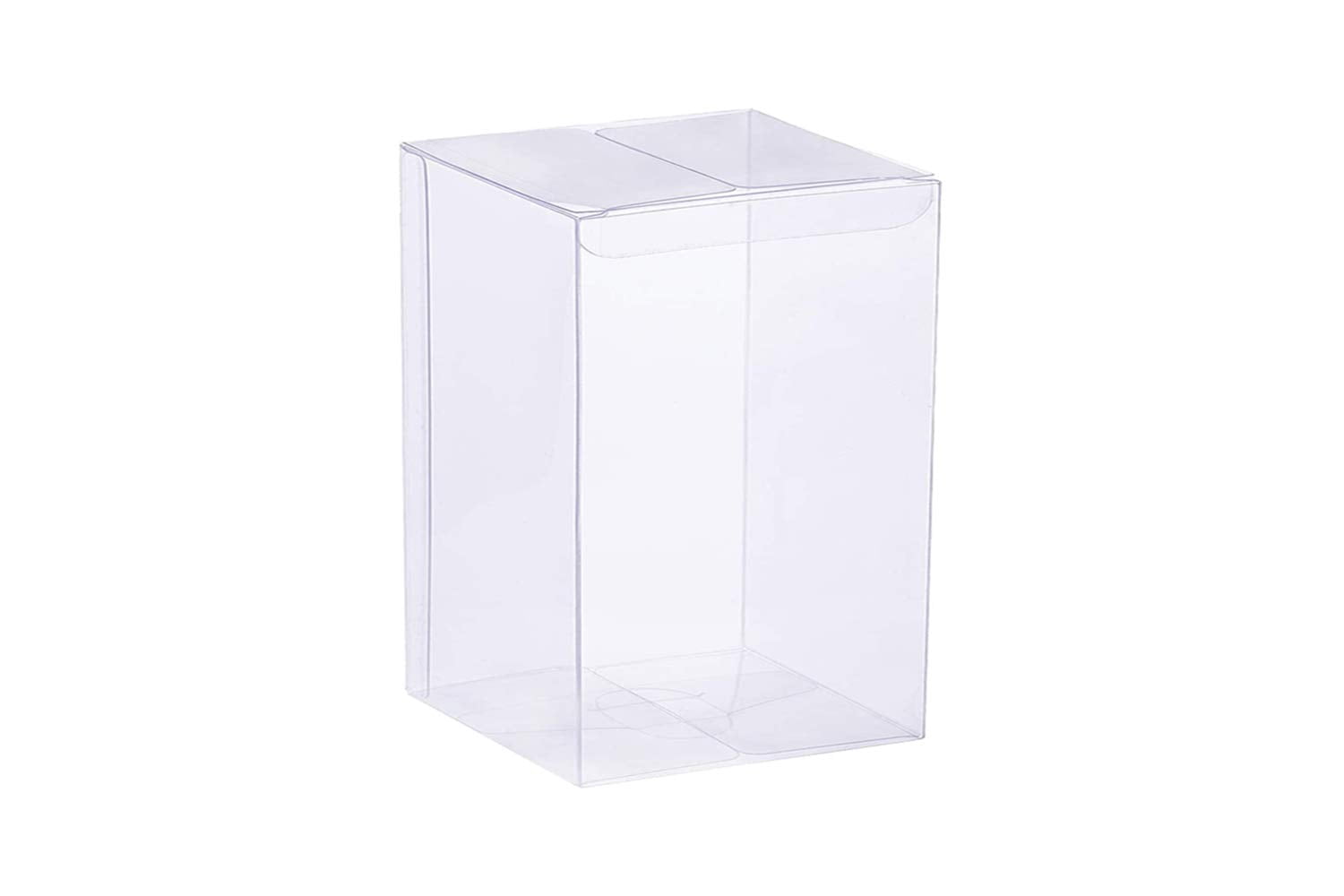 YOZATIA 12PCS Transparent Boxes BDF32 4 x 4 x 8 inch, Candy Box, Clear ...