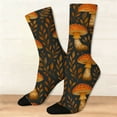 thumbnail image 1 of YOZGXEG Compression Socks For Women Soft Warm Animal Knitted Mid-Calf Socks Cute Patterns Stretchable Polyester 1Pc Orange One Size, 1 of 8