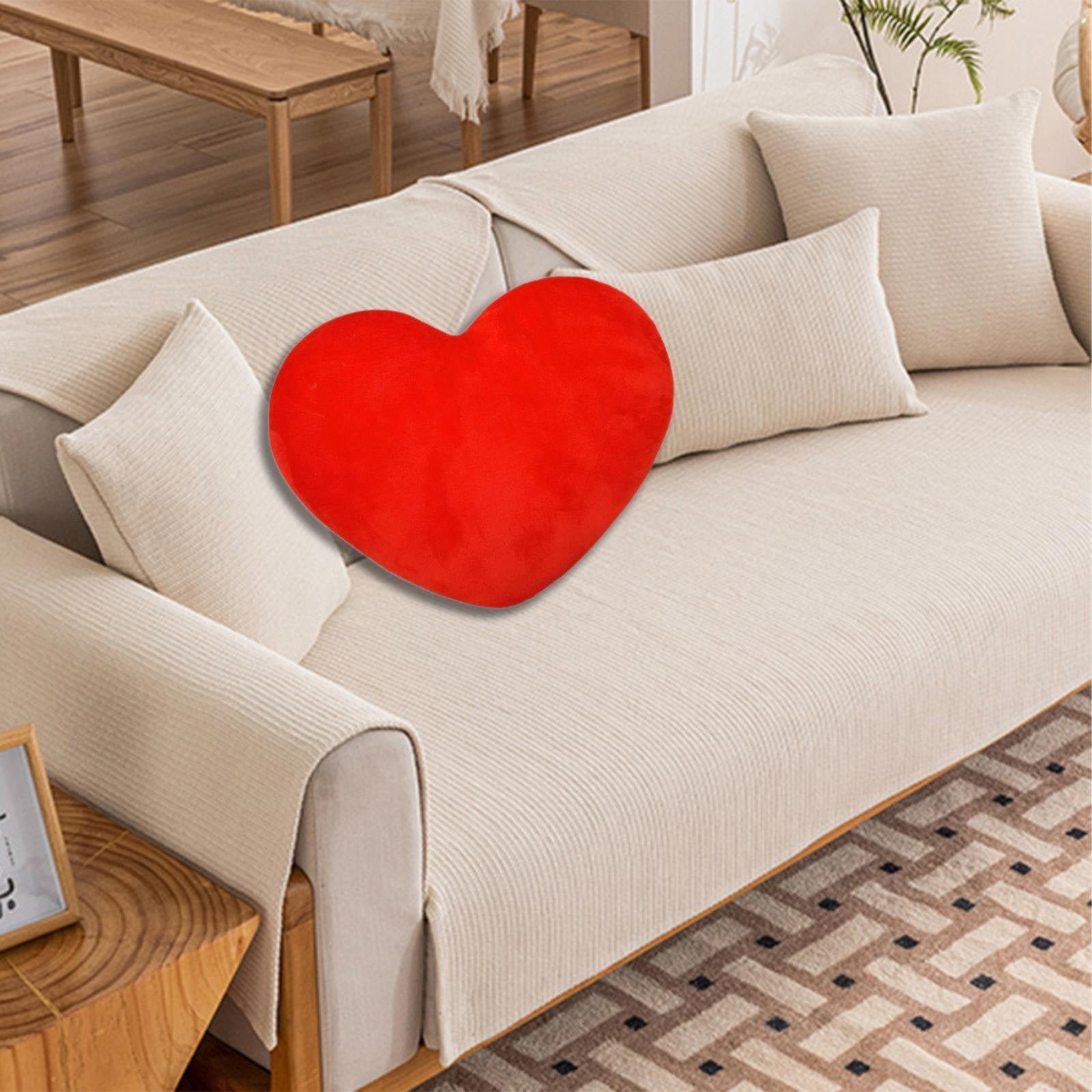 YOZGXEG Cute Plush Red Heart Pillow Love Throw Pillows Cushion Kids Toy