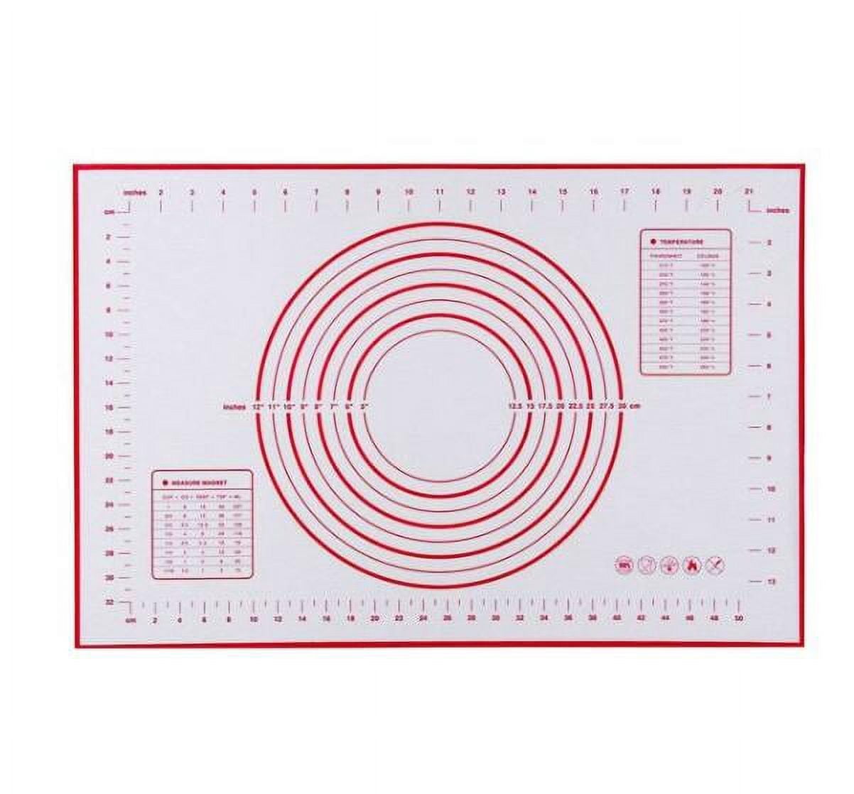 YOZGXEG Silicone Pad Dough Cake Silicone Mat Rolling Non Stick Fondant ...