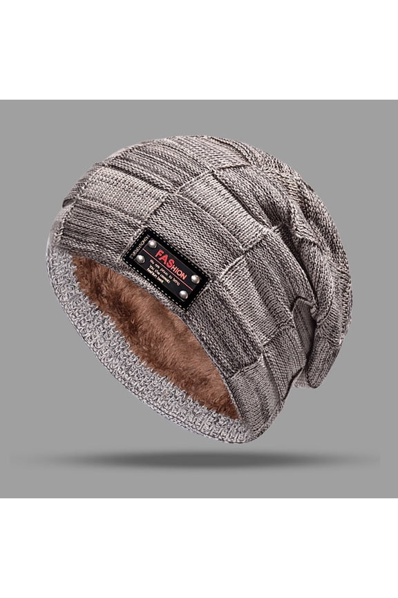 Spring Hats For Women Men'S Winter Lined Knit Beanie Warm Thick Skully Stocking Hat Soft Acrylic Yarn Yellow M