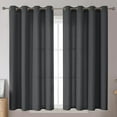 YOZIHAYL Sliding Door Curtains for Patio Wide Room Divider Faux Linen