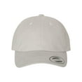 thumbnail image 1 of YP Classics B43495350 Peached Cotton Twill Dad Hat, Light Grey - Adjustable, 1 of 3
