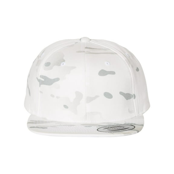 YP Classics - Flat Bill Snapback Cap - 6089M - Multicam Alpine - Size: Adjustable