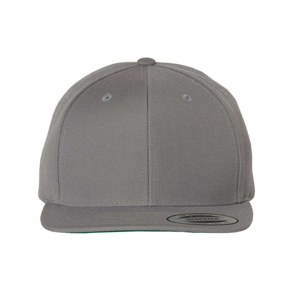 YP Classics - Flat Bill Snapback Cap - 6089M - Silver - Size: Adjustable