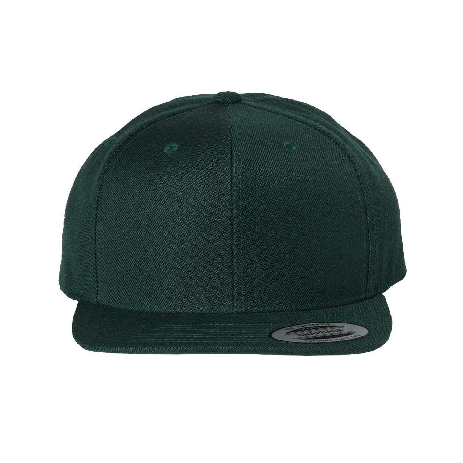YP Classics - Flat Bill Snapback Cap - 6089M - Spruce - Size ...