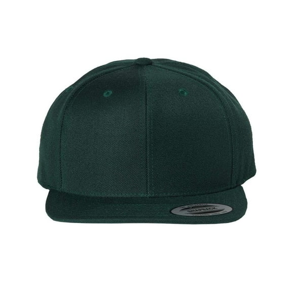 YP Classics - Flat Bill Snapback Cap - 6089M - Spruce - Size: Adjustable