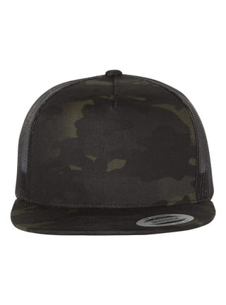 Find Your Coast Fishing Flexfit Trucker Hat Multicam Black/Black