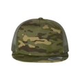 thumbnail image 1 of YP Classics - Flat Bill Trucker Cap - 6006 - Multicam Tropic/ Green, 1 of 3