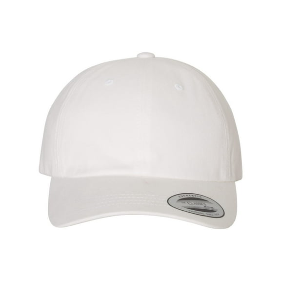 YP Classics - Peached Cotton Twill Dad Hat - 6245PT - White - Size: Adjustable