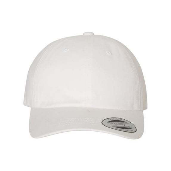 YP Classics - Peached Cotton Twill Dad Hat - 6245PT - White - Size: Adjustable