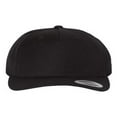 thumbnail image 1 of YP Classics - Premium Five-Panel Curved Visor Snapback Cap - 5789M - Black, 1 of 3