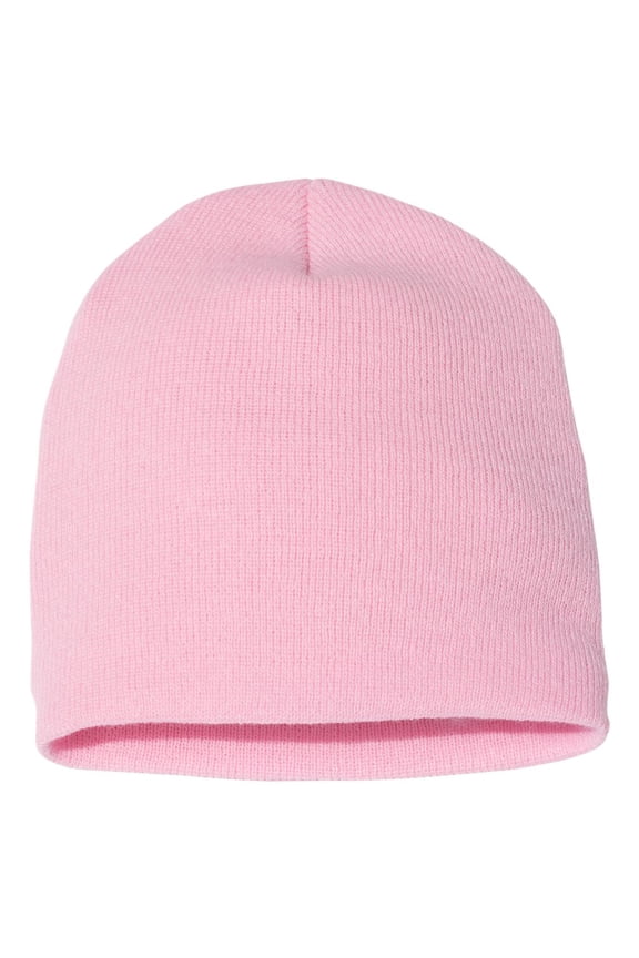 YP Classics - Short Beanie - 1500KC - Baby Pink - Size: One Size