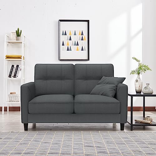 YPBBOOM 59" Loveseat Sofa for Small Spaces Fabric Love Seats for