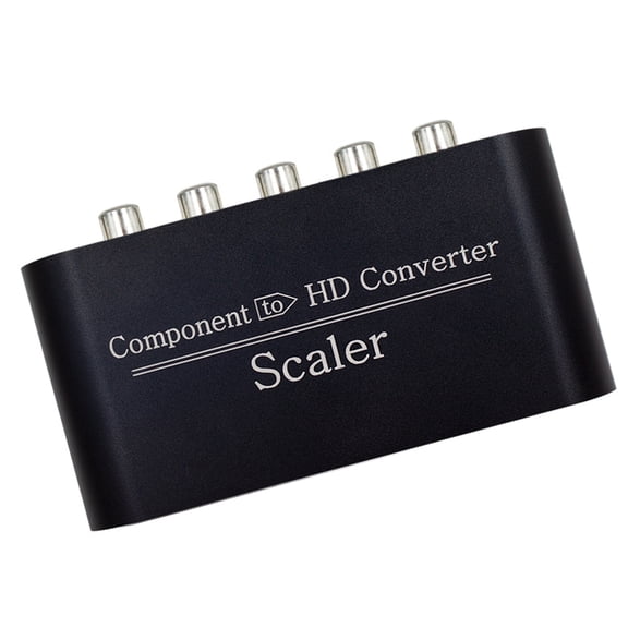 YPBPR Component Video to HDTV Adapter with 480I 720P 1080P Resolution Low Power Processor Perfect for TVs and Projector
