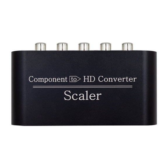 YPBPR Component to HDTV Converter with Sound Input Televisions Accessories Perfect for HDTV Monitor and Projector