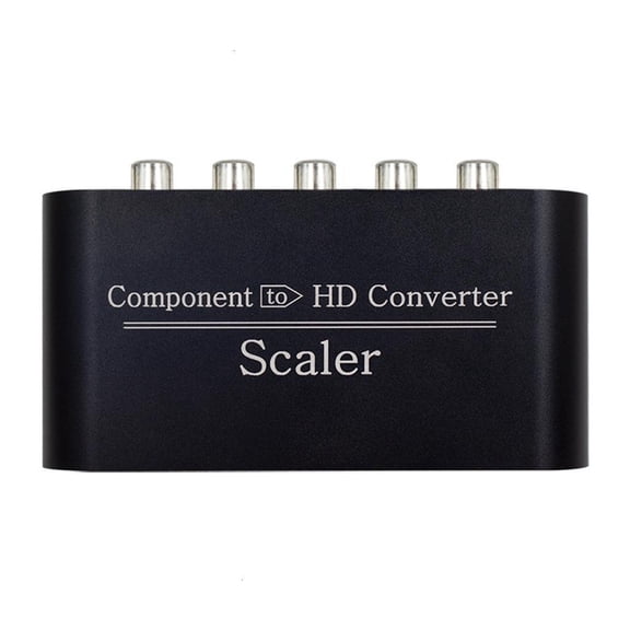 YPBPR Component to HDTV Converter with Sound Input Televisions Accessories Perfect for HDTV Monitor and Projector