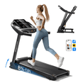 thumbnail image 1 of YPOO Portable Folding Treadmill for Home/Office, Electric Running & Walking Pad with Incline, 300 lb Capacity, App Control, Bluetooth Speakers, Exercise Machine, 1 of 9