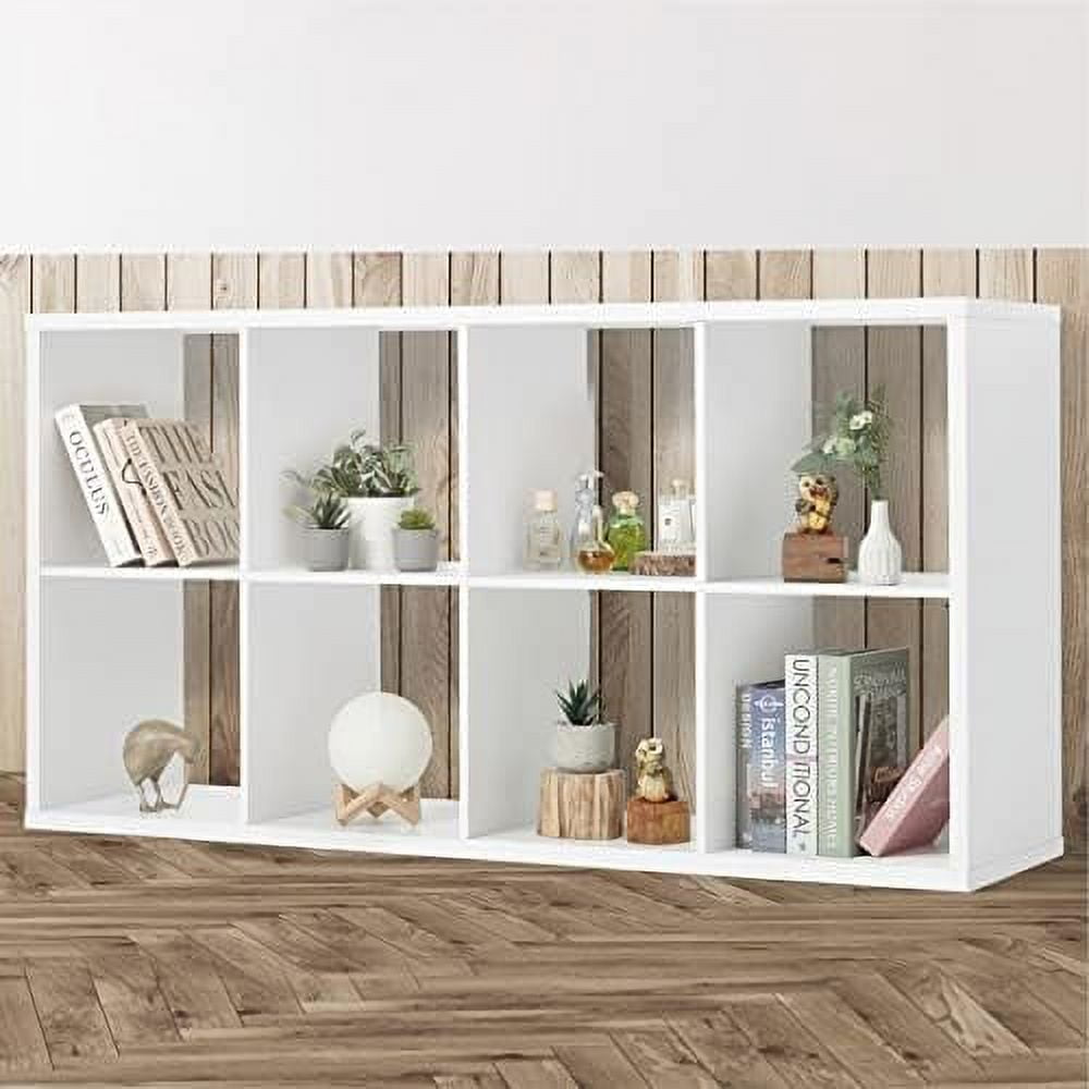 YPZBBOOM 13Inch Cube Organizer with Extra Thick Exterior Edge Room Open Divider Bookcase 6Cube