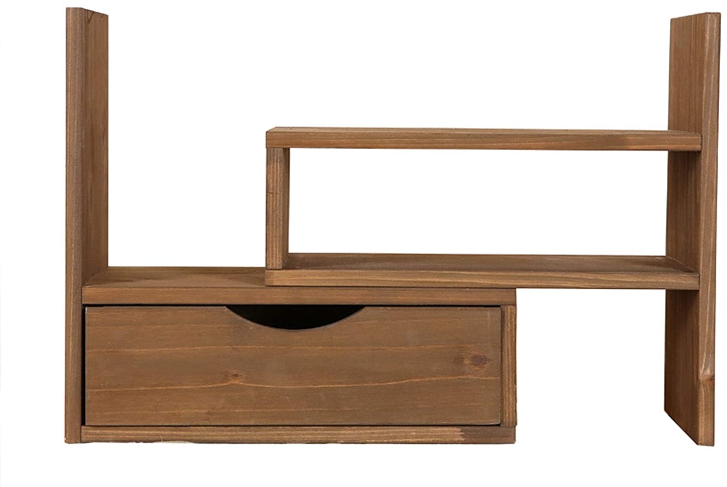 YPZBBOOM Bookcase Desktop Expandable Bookshelf Student Drawer Type