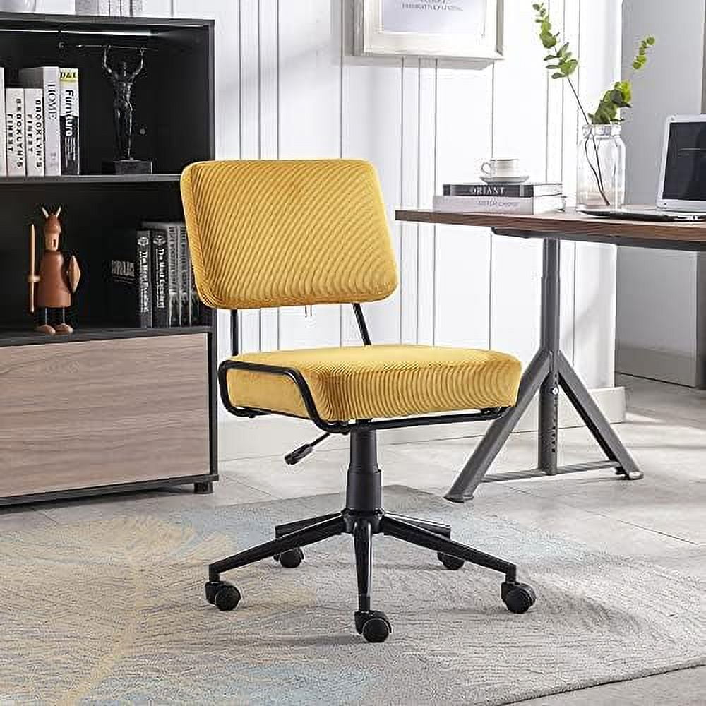 YPZBBOOM Home Office Desk Chair Modern Adjustable Low Back Rolling