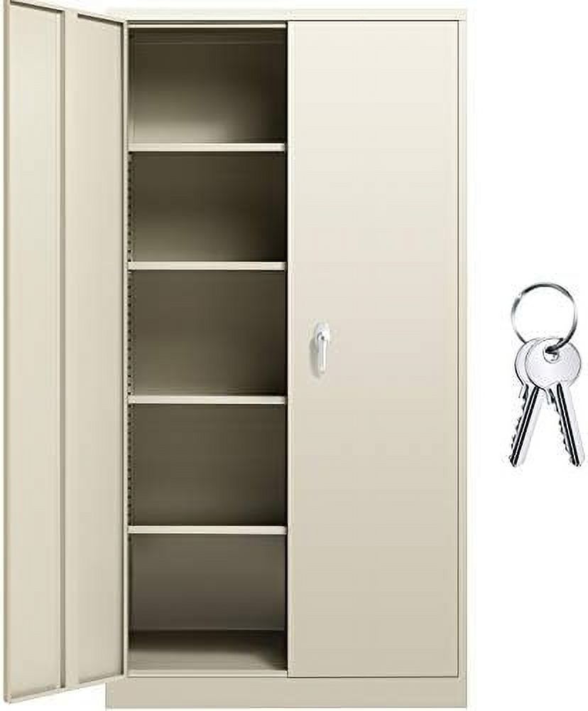 YPZBBOOM Metal with Doors Locking Steel with Lock and