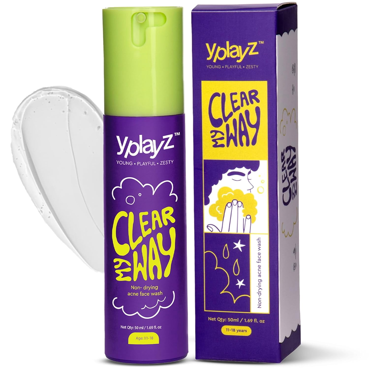 Fresh Look at Yplayz Clear My Way Acne Face Wash For Tweens Teens