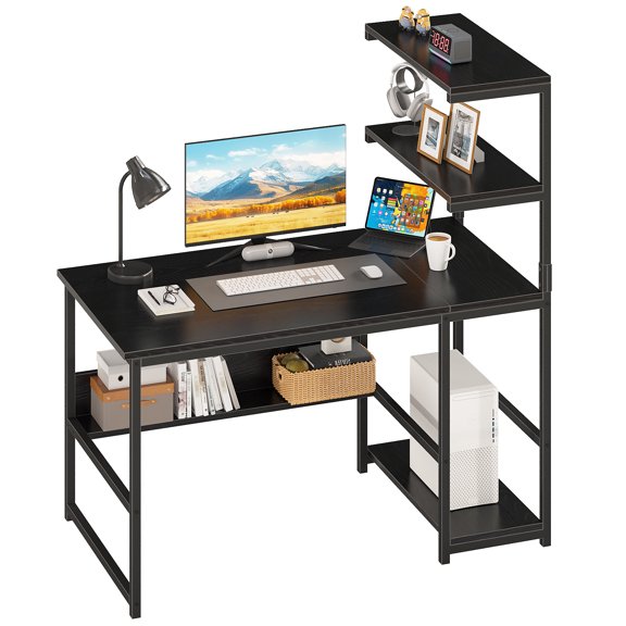 YQ JENMW Multi - Functional Desk with Shelf for Adult Office Setup