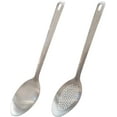thumbnail image 1 of YQHWQH Rust Resistant Stainless Steel Cooking Spoon Set (2 Pack), 1 of 5