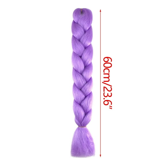 YQHZZPH 24 Inch Large Braid Luminous Fluorescent Large Braid