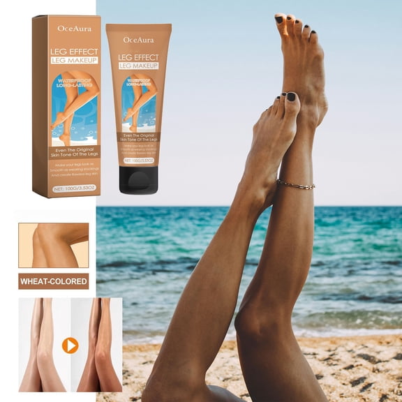 YQHZZPH Leg Cream Outdoor Sunbathing For Even Sun Exposure Natural Antique Skin Moisturizing Cream Grains Color