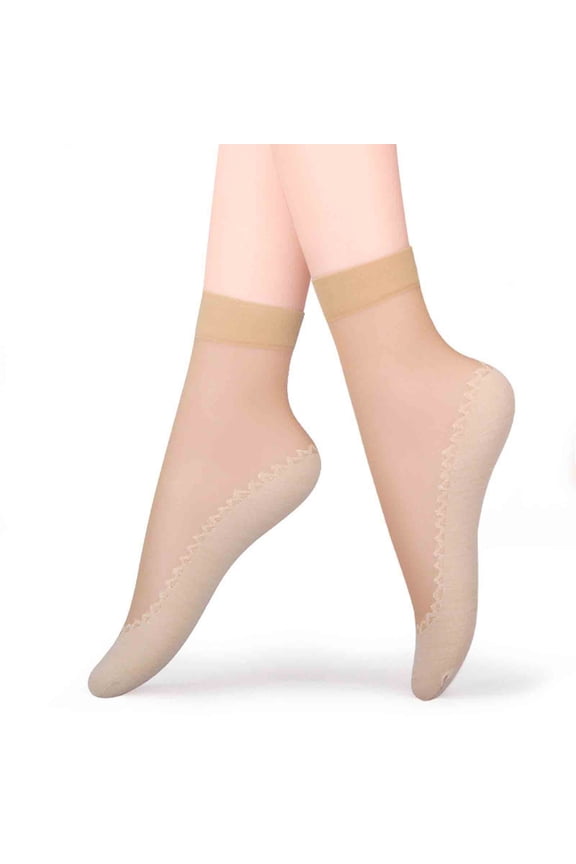Magnetic Fiber Ice Silk Socks, Body Shaping Stretch Socks,Socks For Varicose Veins, Non-Slip Design