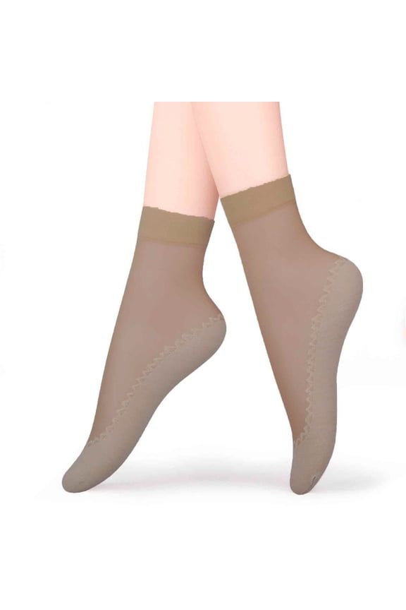 Magnetic Fiber Ice Silk Socks, Body Shaping Stretch Socks,Socks For Varicose Veins, Non-Slip Design