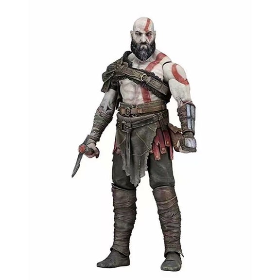 YQLADB Kratos (2018) - 7" Scale Action Figure Ornament Statue, Multicolor
