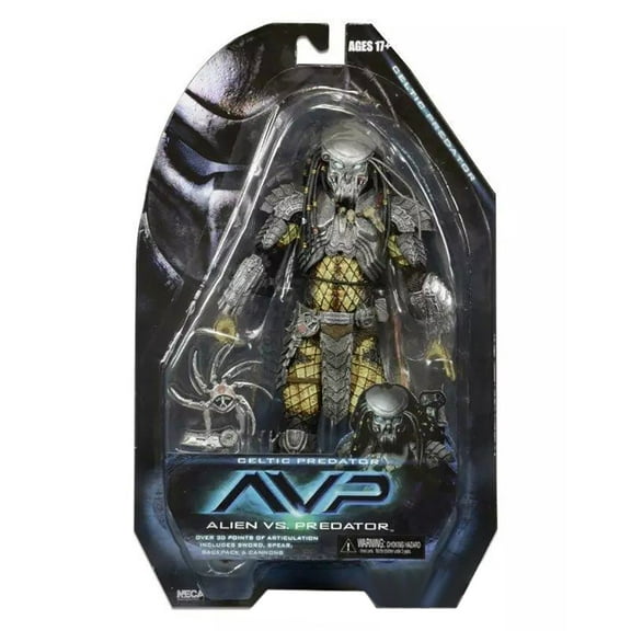YQLADB Predator 7" Scale Action Figure Series 14 Unmasked Scar Model, Multicolor