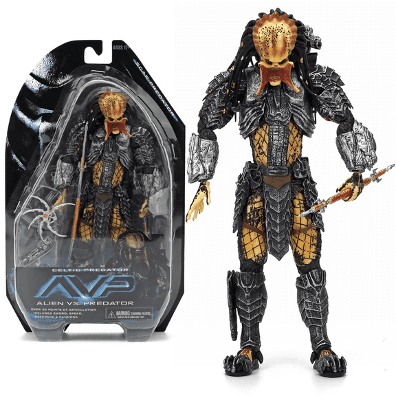 YQLADB Predator - 7" Scale Action Figures - Series 14 Unmasked Scar PVC Desktop Decorative Desktop Figures