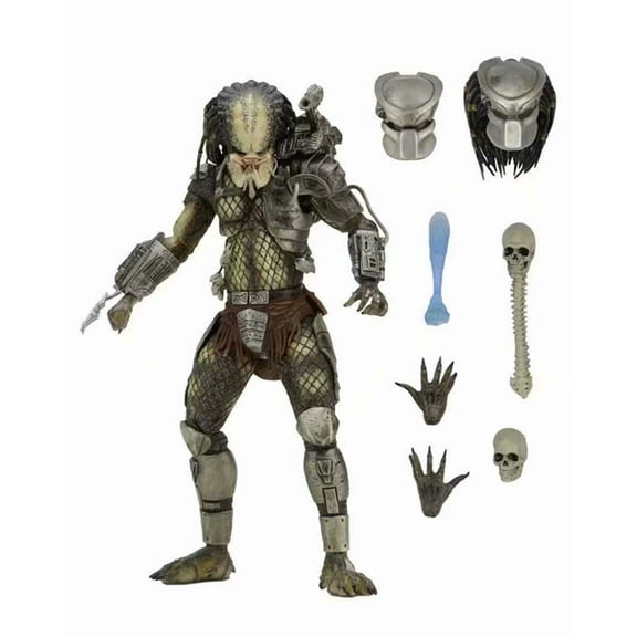 YQLADB Predator - 7" Scale Ultimate Jungle Hunter Action Figure Horror Movie Doll Toys Gift Desktop Decorative Statue