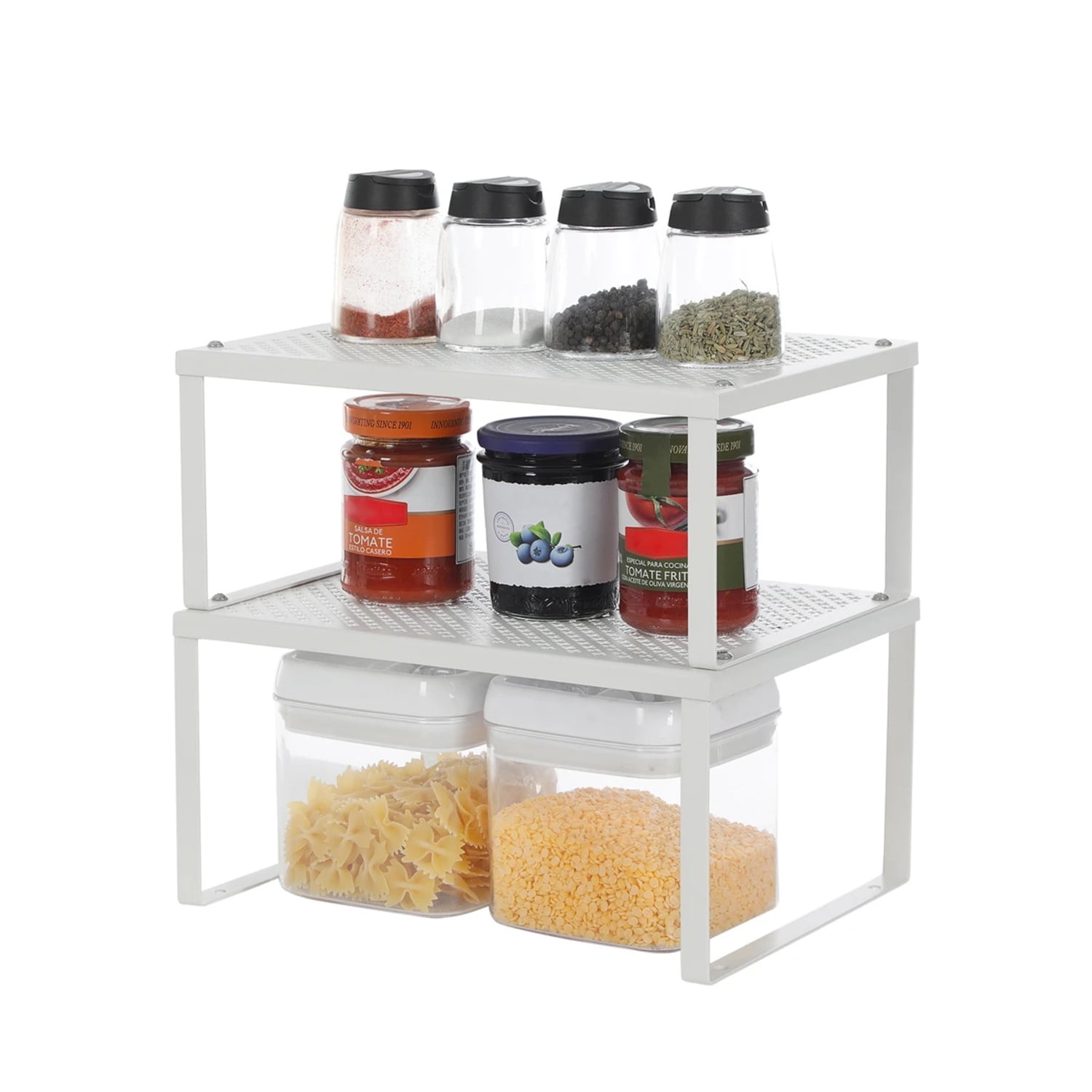YQLQZCBDY 2 Pack Spice Rack, Cabinet Shelf Organizers, Shelf Organizer ...